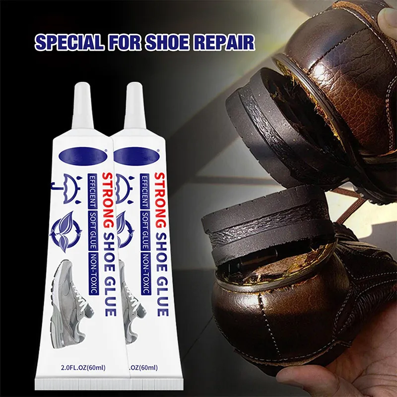 KPL 2PCS Shoe Glue Sole Repair Transparent Shoe Repair Glue Kit